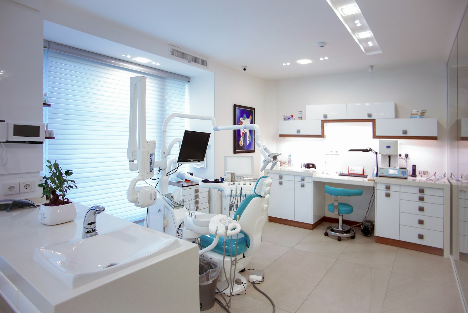 A bright, modern dental surgery